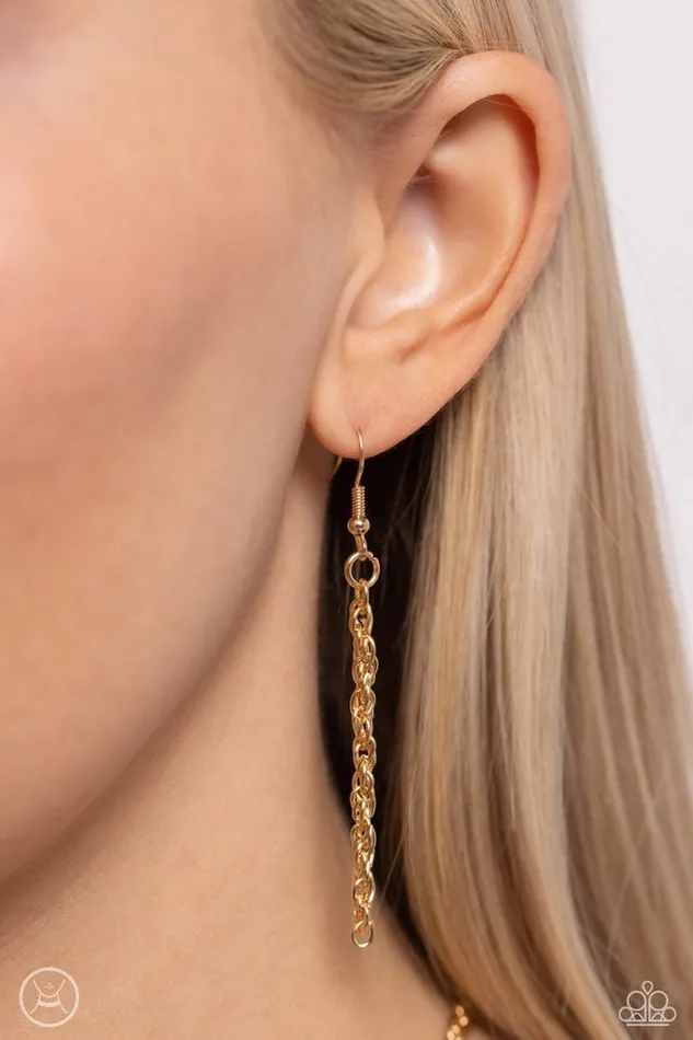 Paparazzi Jewelry Necklaces Paparazzi Necklace Glimmer of ROPE Gold Paparazzi Jewelry Necklaces Paparazzi Necklace Glimmer of ROPE Gold