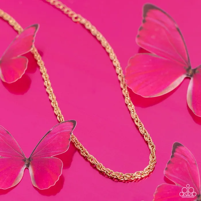 Paparazzi Jewelry Necklaces Paparazzi Necklace Glimmer of ROPE Gold Paparazzi Jewelry Necklaces Paparazzi Necklace Glimmer of ROPE Gold