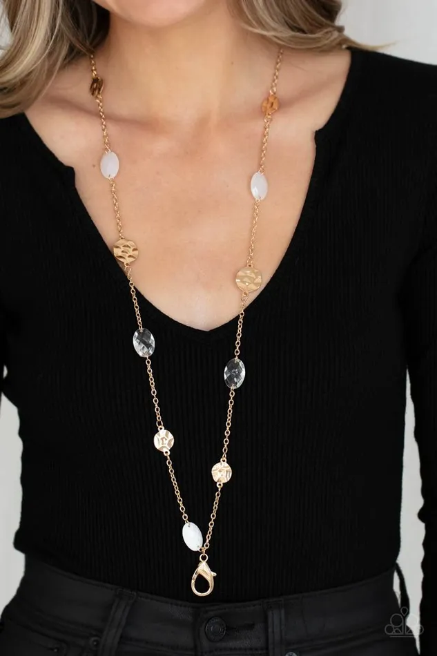 Paparazzi Jewelry Necklaces Paparazzi Necklace Glossy Glamorous White