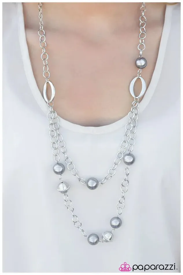Paparazzi Jewelry Necklaces Paparazzi Necklace Go Down In History Silver