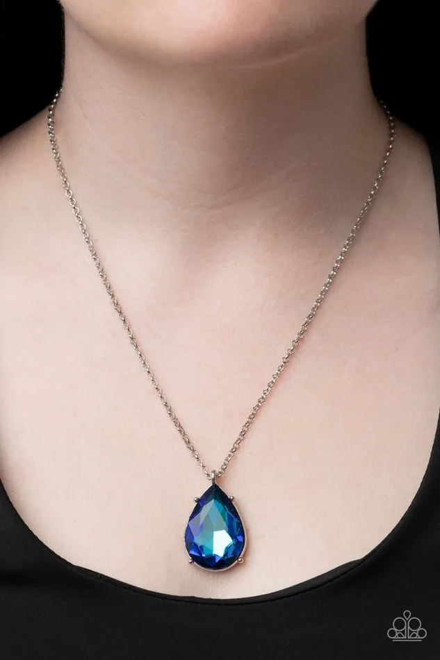 Paparazzi Jewelry Necklaces Paparazzi Necklace Illustrious Icon Blue