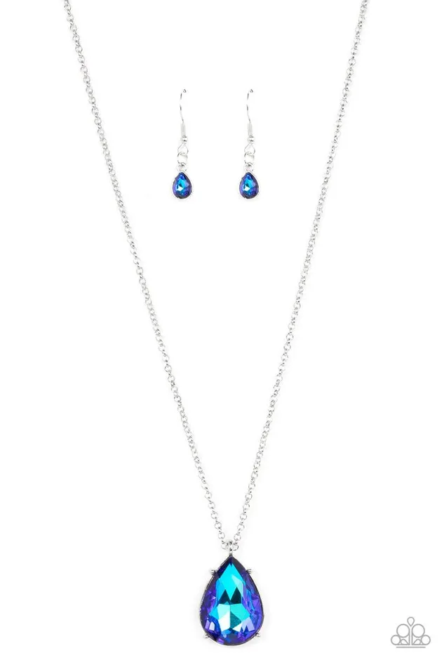 Paparazzi Jewelry Necklaces Paparazzi Necklace Illustrious Icon Blue Paparazzi Jewelry Necklaces Paparazzi Necklace Illustrious Icon Blue