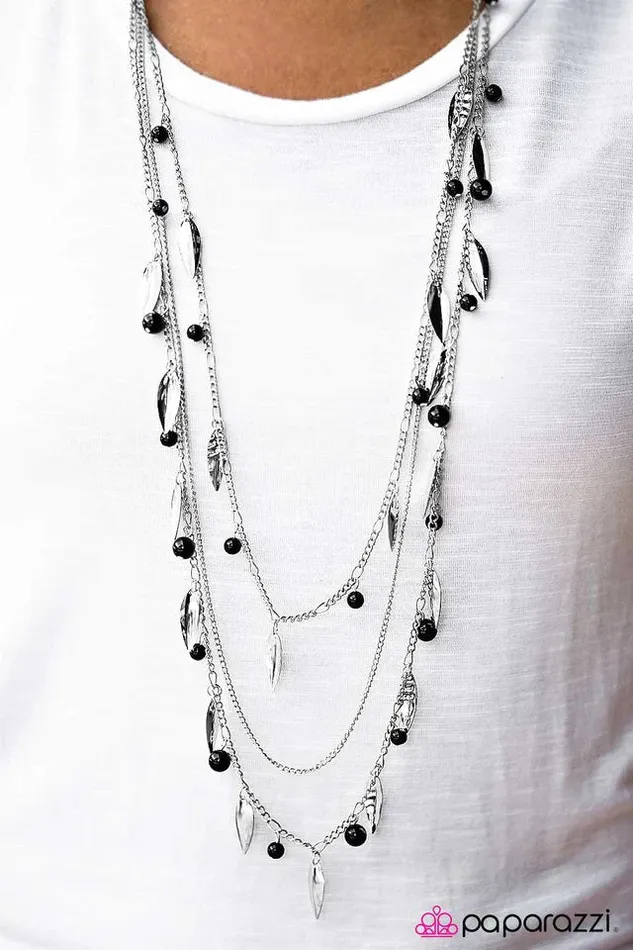 Paparazzi Jewelry Necklaces Paparazzi Necklace Keep It Sassy Black
