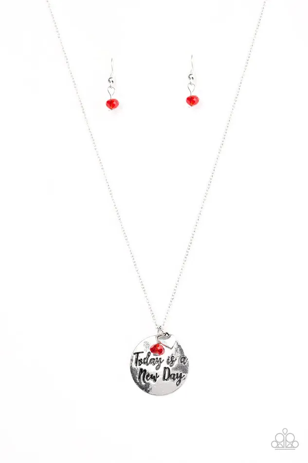 Paparazzi Jewelry Necklaces Paparazzi Necklace New Day New Beginnings Red