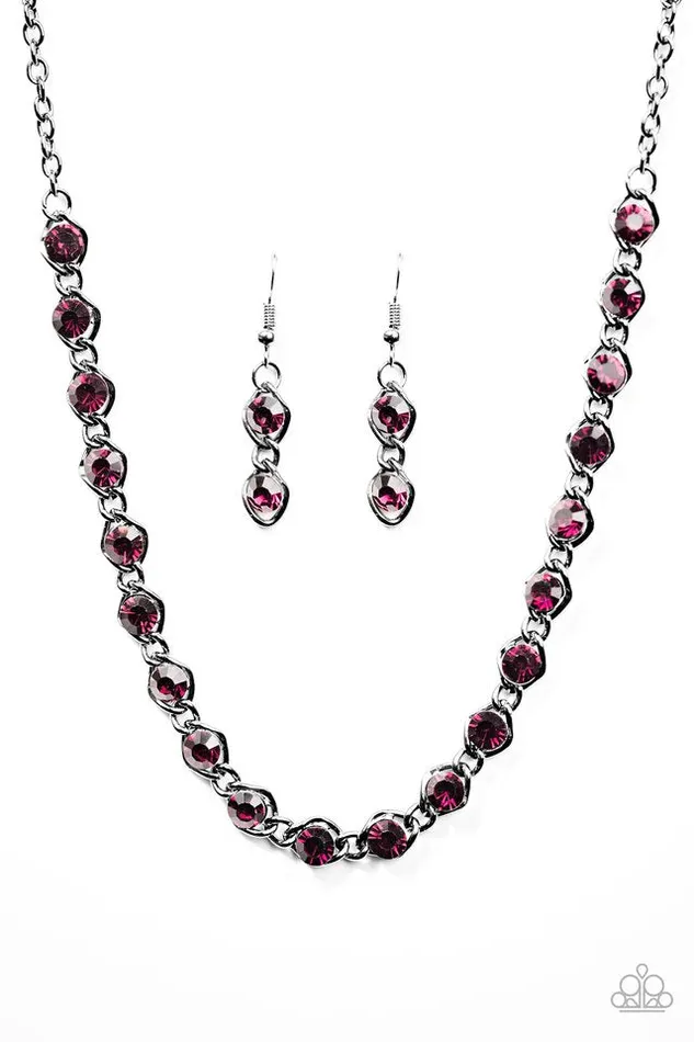 Paparazzi Jewelry Necklaces Paparazzi Necklace Shes A GLAMeater Purple