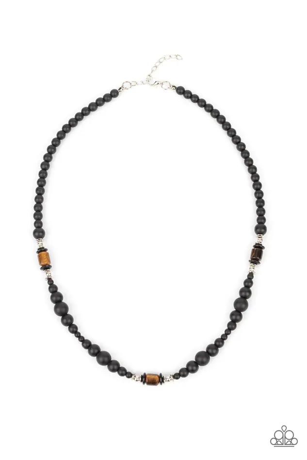 Paparazzi Jewelry Necklaces Paparazzi Necklace Stone Synchrony Brown