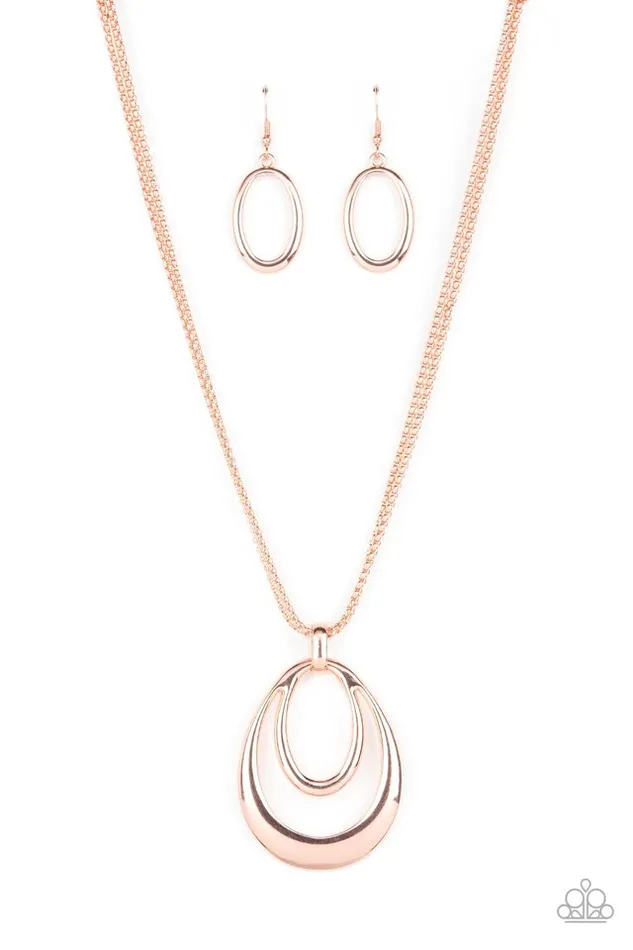 Paparazzi Jewelry Necklaces Paparazzi Necklace Suburban Storm Copper Paparazzi Jewelry Necklaces Paparazzi Necklace Suburban Storm Copper