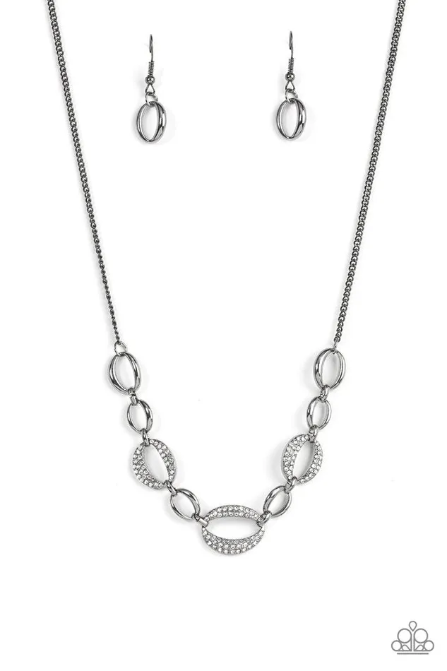 Paparazzi Jewelry Necklaces Paparazzi Necklace The Only Game in Town Black Paparazzi Jewelry Necklaces Paparazzi Necklace The Only Game in Town Black
