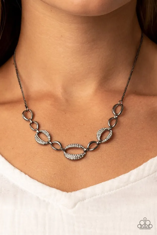 Paparazzi Jewelry Necklaces Paparazzi Necklace The Only Game in Town Black Paparazzi Jewelry Necklaces Paparazzi Necklace The Only Game in Town Black