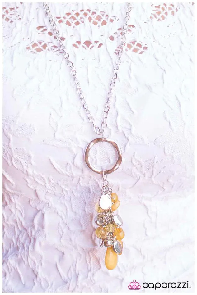 Paparazzi Jewelry Necklaces Paparazzi Necklace To the Ends of the Earth Yellow