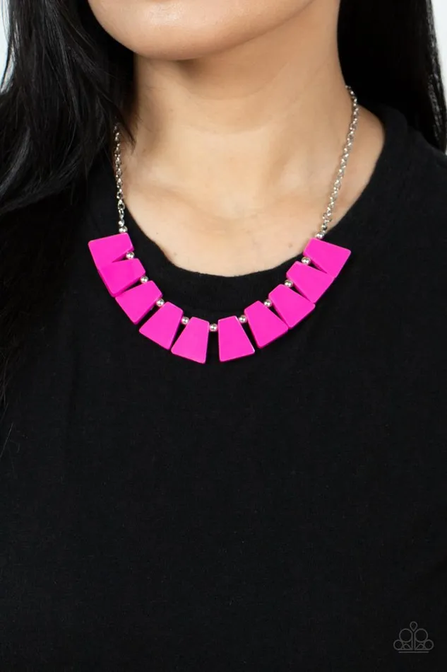 Paparazzi Jewelry Necklaces Paparazzi Necklace Vivaciously Versatile Pink