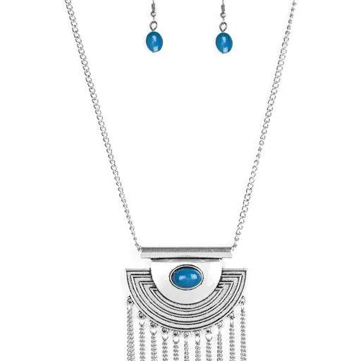 Paparazzi Jewelry Necklaces Paparazzi Necklace When In ROAM Blue