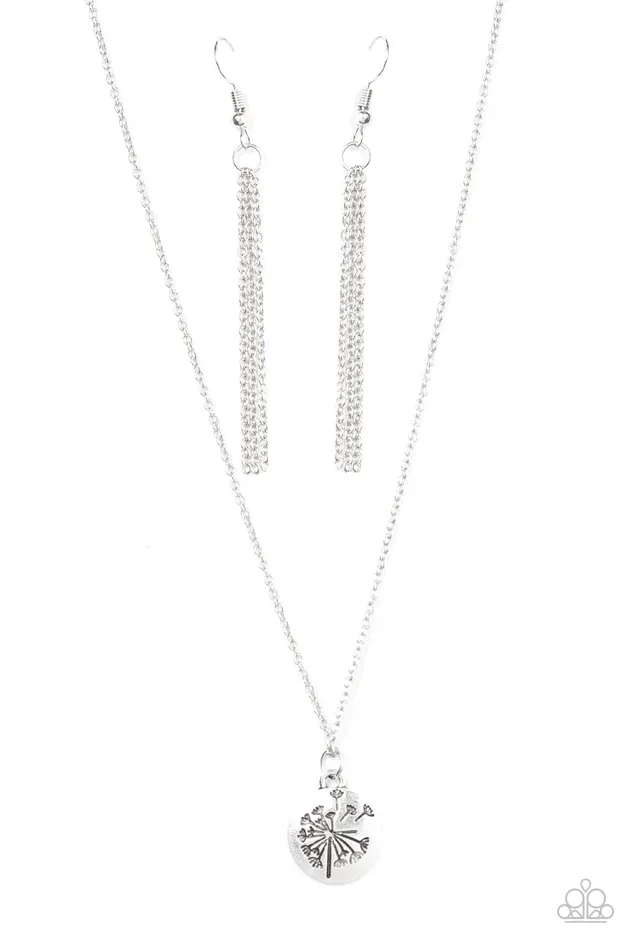 Paparazzi Jewelry Necklaces Paparazzi Necklace Wishful Wishes Silver