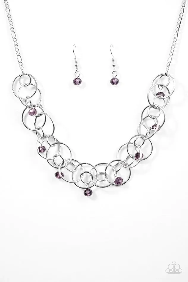 Paparazzi Jewelry Necklaces Paparazzi Necklace You Cant Handle The Sparkle Purple Paparazzi Jewelry Necklaces Paparazzi Necklace You Cant Handle The Sparkle Purple