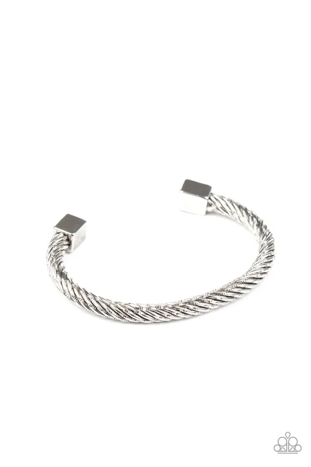Paparazzi Jewelry Paparazzi Bracelet Block It Out Silver Bracelets Paparazzi Jewelry Paparazzi Bracelet Block It Out Silver Bracelets