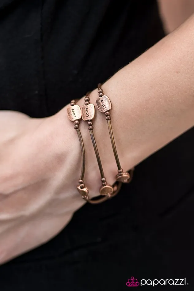 Paparazzi Jewelry Paparazzi Bracelet Labor Of Love Copper Bracelets