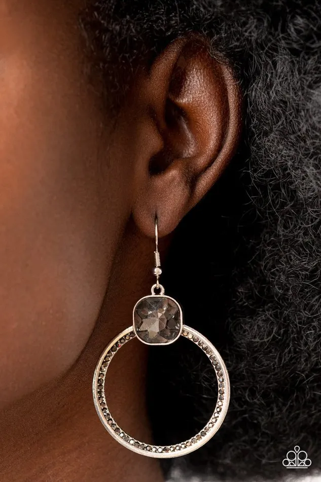 Paparazzi Jewelry Paparazzi Earring Cheers to Happily Ever After Silver Earrings