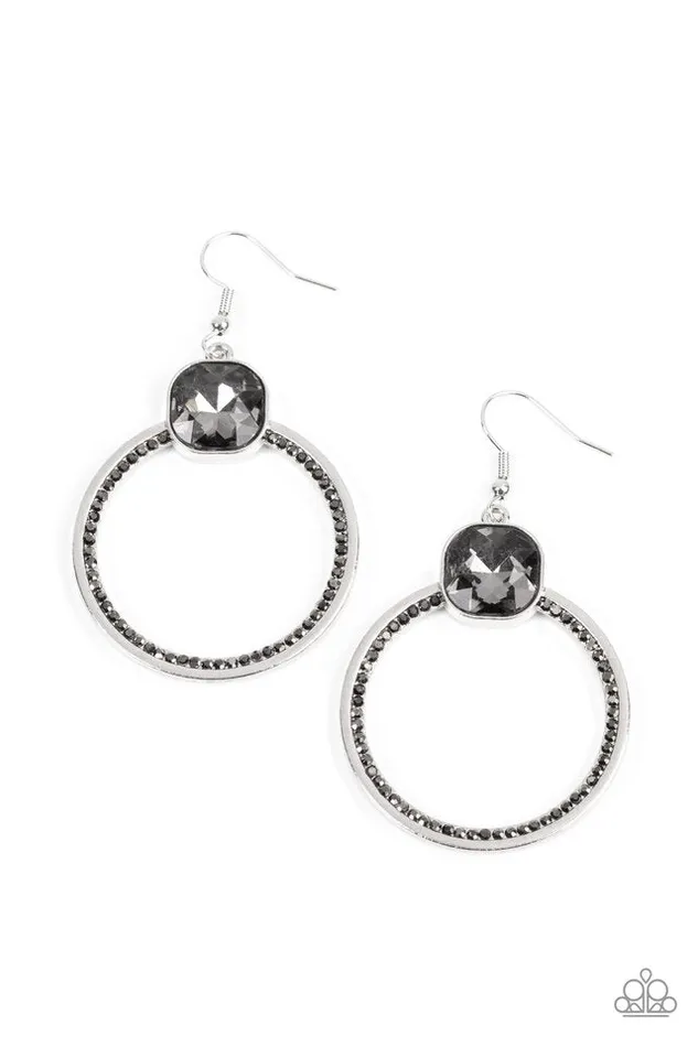 Paparazzi Jewelry Paparazzi Earring Cheers to Happily Ever After Silver Earrings