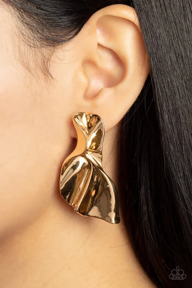 Paparazzi Jewelry Paparazzi Earring METALPhysical Mood Gold Earrings Paparazzi Jewelry Paparazzi Earring METALPhysical Mood Gold Earrings