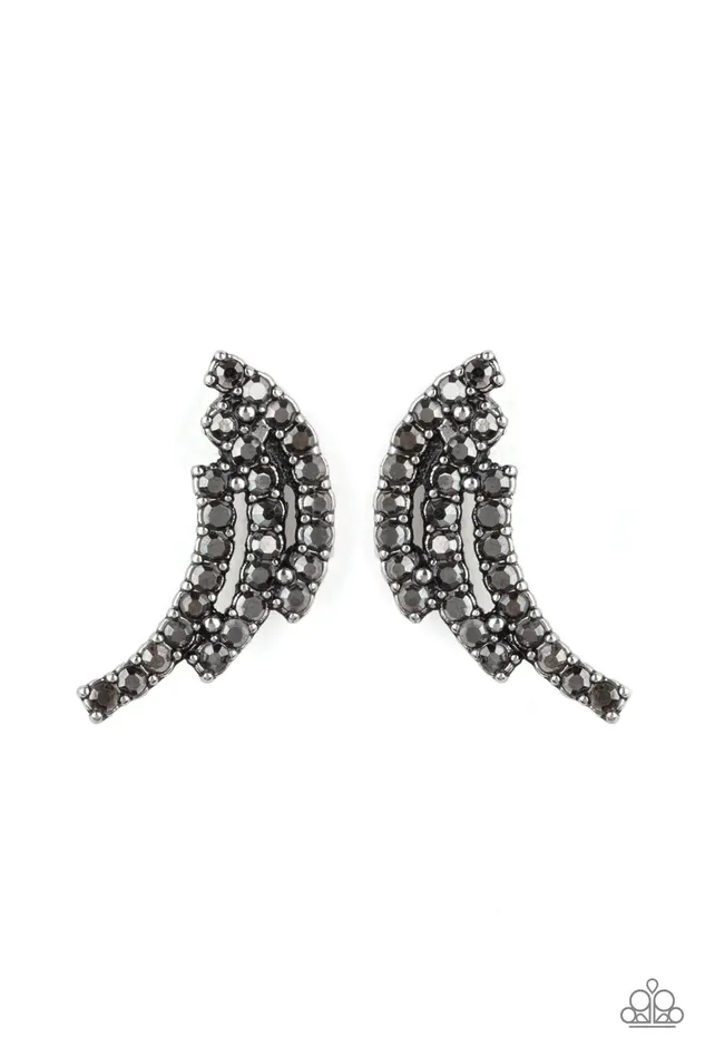 Paparazzi Jewelry Paparazzi Earring Wing Bling Silver Earrings