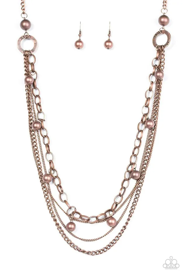 Paparazzi Jewelry Paparazzi Necklace Love Is BLING Copper Necklaces
