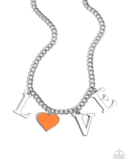 Paparazzi Jewelry Paparazzi Necklace Lovely Lineup Orange Necklaces Paparazzi Jewelry Paparazzi Necklace Lovely Lineup Orange Necklaces