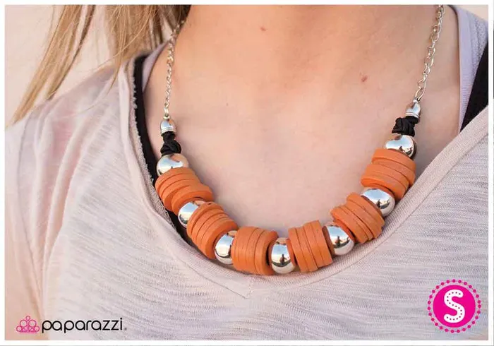 Paparazzi Jewelry Paparazzi Necklace Organically Autumn Orange Necklaces