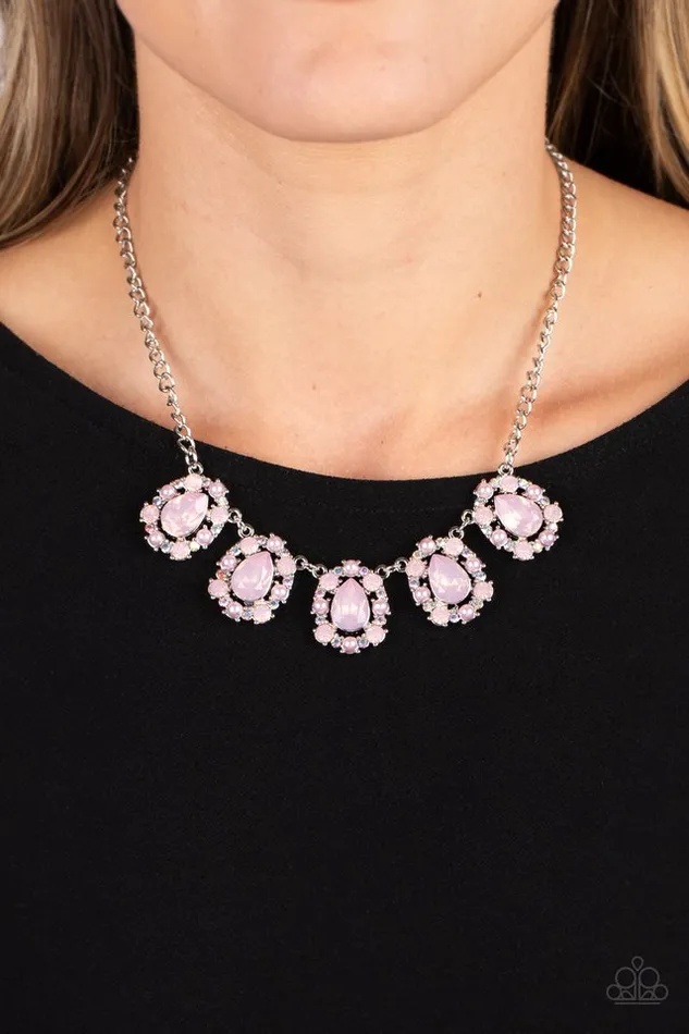 Paparazzi Jewelry Paparazzi Necklace Pearly Pond Pink Necklaces