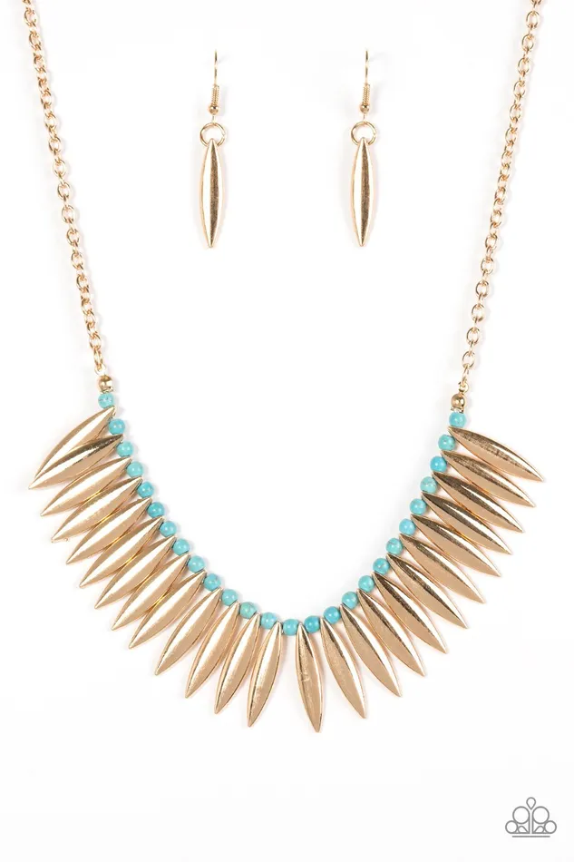 Paparazzi Jewelry Paparazzi Necklace Tameless Tigress Gold Necklaces