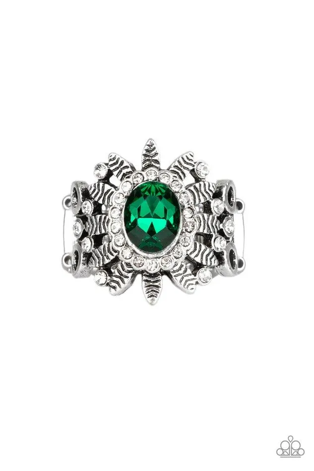 Paparazzi Jewelry Paparazzi Ring Burn Bright Green Rings
