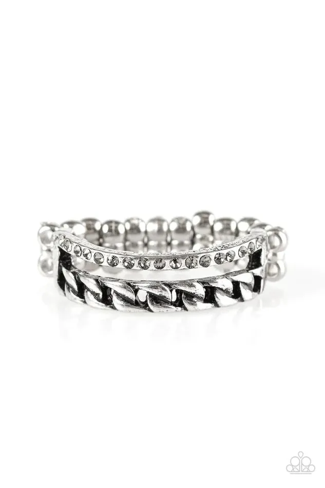Paparazzi Jewelry Paparazzi Ring Epic Shimmer Silver Rings