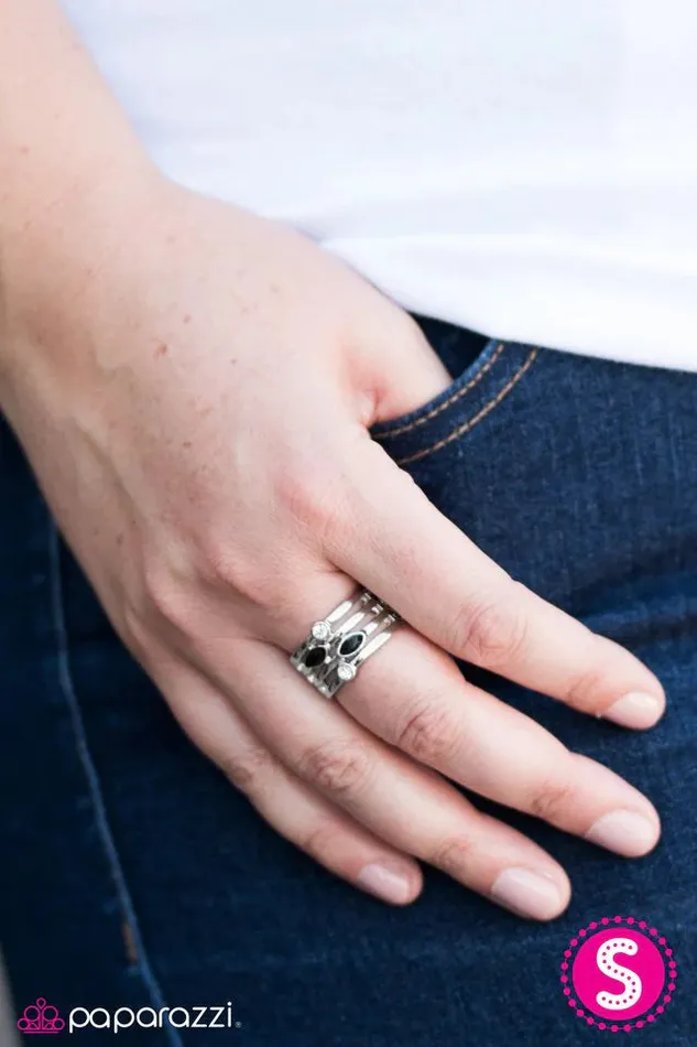 Paparazzi Jewelry Paparazzi Ring Tampa Tango Black Rings