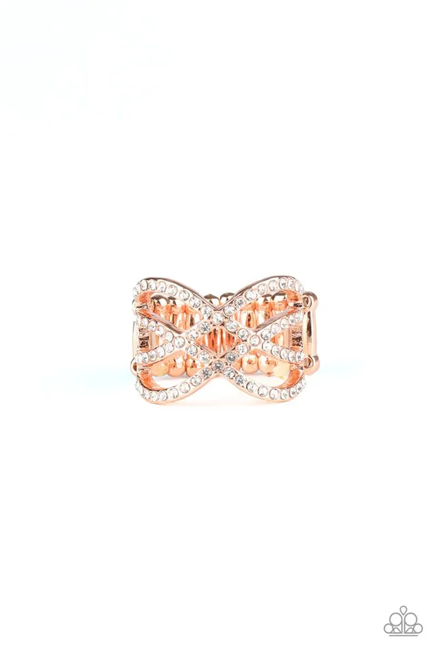 Paparazzi Jewelry Rings Paparazzi Ring Cross Action Couture Copper Paparazzi Jewelry Rings Paparazzi Ring Cross Action Couture Copper