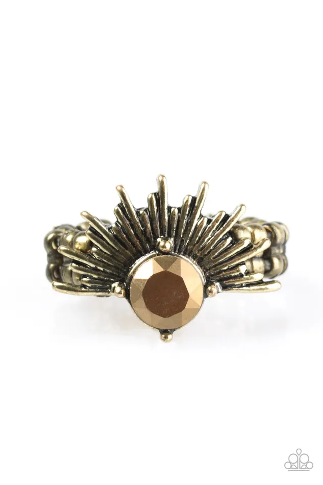 Paparazzi Jewelry Rings Paparazzi Ring Electric Eclipse Brass