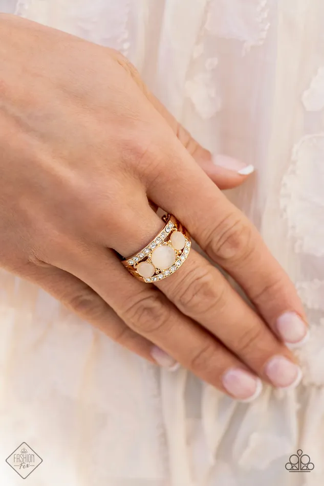 Paparazzi Jewelry Rings Paparazzi Ring Fashion Fix June 2021 Majestically Mythic Gold