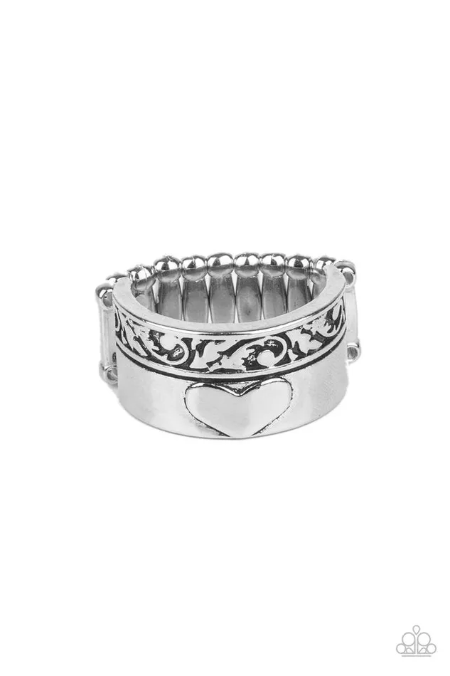 Paparazzi Jewelry Rings Paparazzi Ring Garden Romance Silver Paparazzi Jewelry Rings Paparazzi Ring Garden Romance Silver