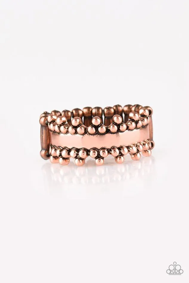 Paparazzi Jewelry Rings Paparazzi Ring Heavy Metal Muse Copper
