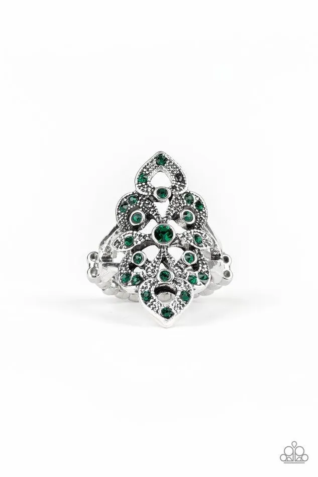 Paparazzi Jewelry Rings Paparazzi Ring Princess Priss Green