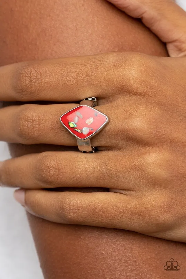 Paparazzi Jewelry Rings Paparazzi Ring Stellar Shores Red