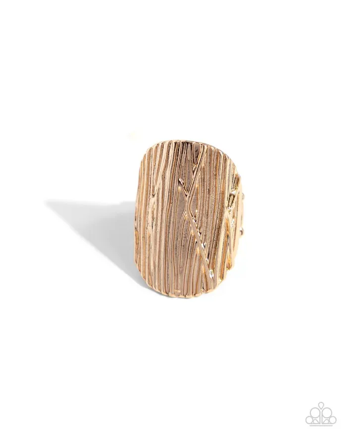 Paparazzi Jewelry Rings Paparazzi Ring Thrilling Timber Gold Paparazzi Jewelry Rings Paparazzi Ring Thrilling Timber Gold
