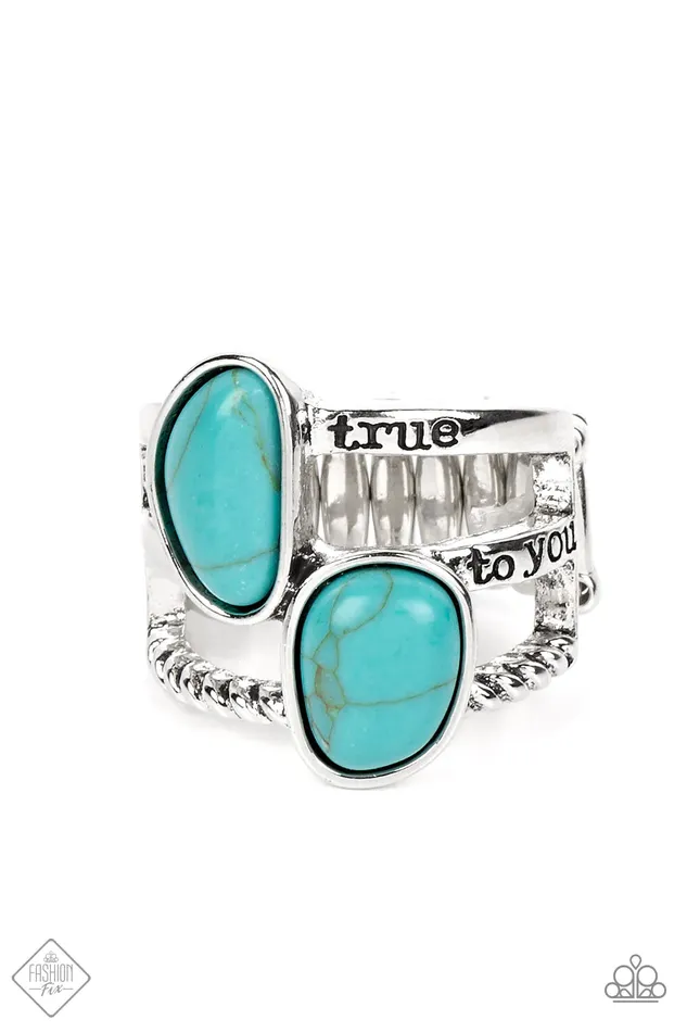 Paparazzi Jewelry Rings Paparazzi Ring True to You Blue