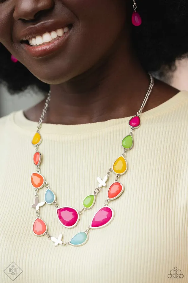 Paparazzi Necklace BRIGHT Club Multi Paparazzi Jewelry Necklaces