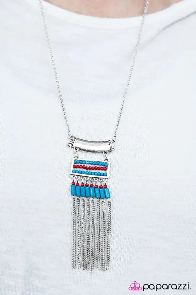 Paparazzi Necklace Canyon Winds Multi Paparazzi Jewelry Necklaces