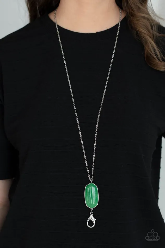 Paparazzi Necklace Elemental Elegance Green Paparazzi Jewelry Necklaces