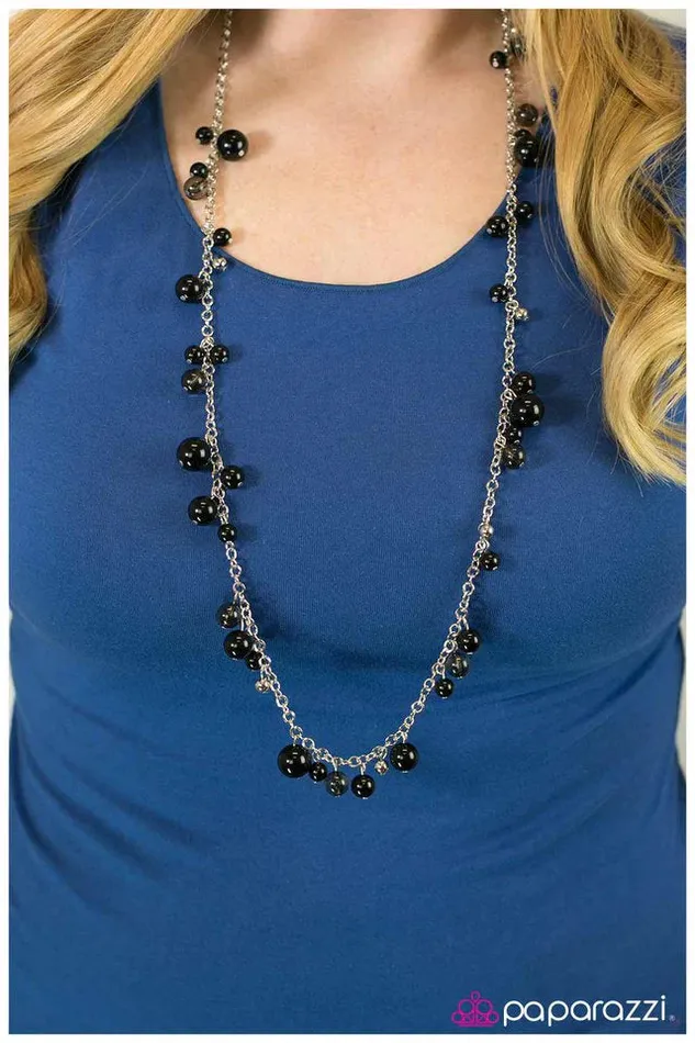 Paparazzi Necklace Madame Bovary Black Paparazzi Jewelry Necklaces