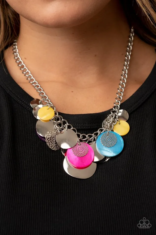 Paparazzi Necklace Oceanic Opera Multi Paparazzi Jewelry Necklaces