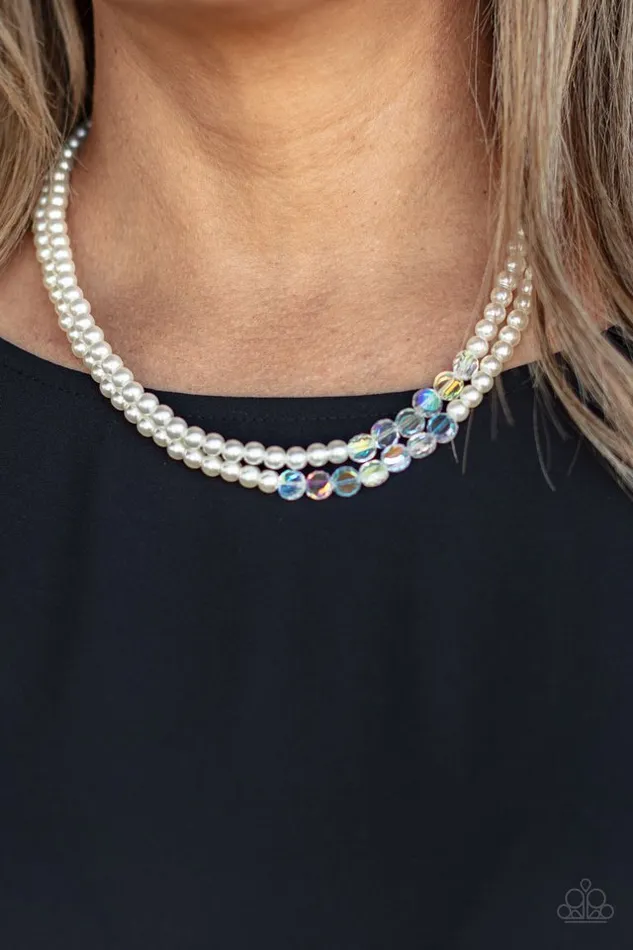 Paparazzi Necklace Poshly Petite White Paparazzi Jewelry Necklaces
