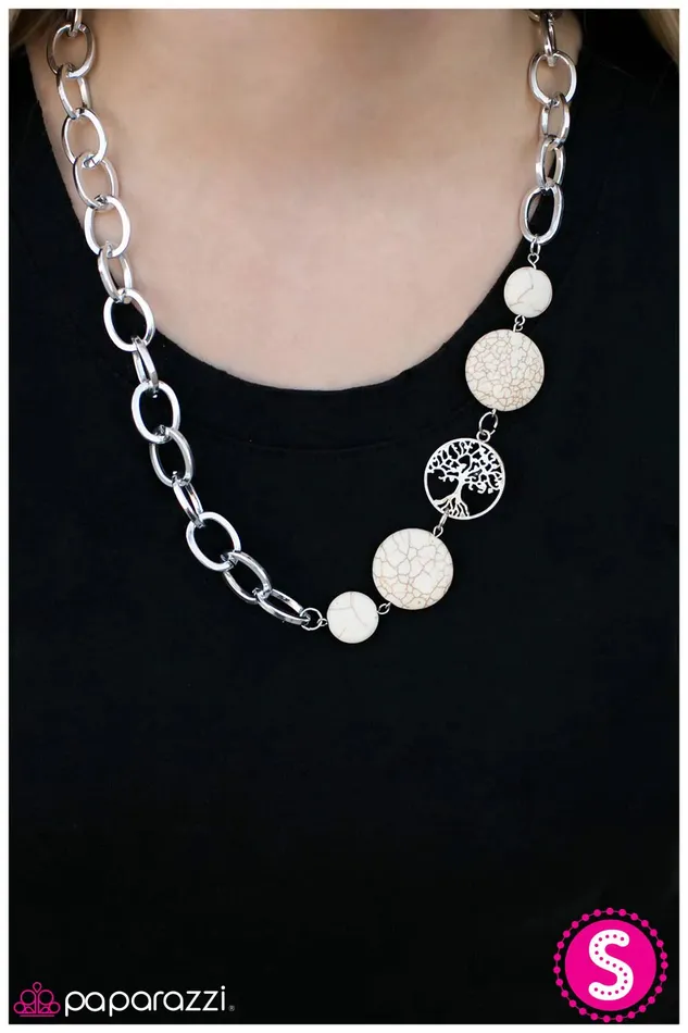 Paparazzi Necklace Pure Country White Paparazzi Jewelry Necklaces