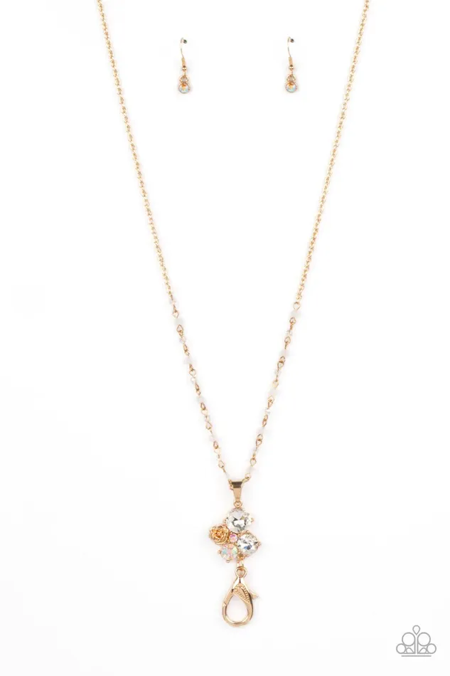 Paparazzi Necklace Rainbow Bloom Gold Paparazzi Jewelry Necklaces