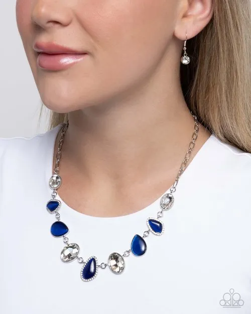 Paparazzi Necklace Royal Ready Blue Paparazzi Jewelry Necklaces